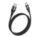 Кабель USB/Type-C 1 м Hoco X50 Excellent 3 А чорний Кабель USB/Type-C 1 м Hoco X50 Excellent 3 А чорний