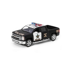Іграшкова машинка моделька KiNSMART KT5381WP Chevrolet Silverado Police метал 12 см інерційна чорний