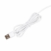 Нічник LED Ейфелева вежа USB 19 х 9.3 см білий