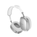 Навушники бездротові накладні HOCO W55 Plus Happiness ANC Bluetooth сріблястий