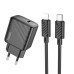 Зарядний пристрій з кабелем Type-C/Apple Lightning 1 м HOCO CS22A Value 30 W чорний Зарядний пристрій з кабелем Type-C/Apple Lightning 1 м HOCO CS22A Value 30 W чорний