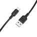 Кабель USB/Type-C 3 м BOROFONE BX113 Lenny 3 A чорний Кабель USB/Type-C 3 м BOROFONE BX113 Lenny 3 A чорний