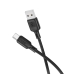 Кабель USB/Type-C 3 м BOROFONE BX113 Lenny 3 A чорний Кабель USB/Type-C 3 м BOROFONE BX113 Lenny 3 A чорний