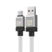 Кабель USB/Type-C 1 м Baseus CoolPlay 100 Вт білий Кабель USB/Type-C 1 м Baseus CoolPlay 100 Вт білий