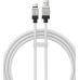 Кабель USB/Type-C 1 м Baseus CoolPlay 100 Вт білий Кабель USB/Type-C 1 м Baseus CoolPlay 100 Вт білий