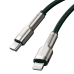 Кабель Type-C/Apple Lightning 1 м Baseus Cafule Series Metal 20 Вт зелений Кабель Type-C/Apple Lightning 1 м Baseus Cafule Series Metal 20 Вт зелений