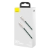 Кабель Type-C/Apple Lightning 1 м Baseus Cafule Series Metal 20 Вт зелений Кабель Type-C/Apple Lightning 1 м Baseus Cafule Series Metal 20 Вт зелений