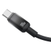 Кабель USB/Type-C 1 м Baseus Discolor 100 Вт чорний