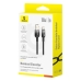 Кабель USB/Type-C 1 м Baseus Discolor 100 Вт чорний