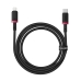 Кабель Type-C/Apple Lightning 2 м Baseus Dura Series 20 Вт чорний з червоним Кабель Type-C/Apple Lightning 2 м Baseus Dura Series 20 Вт чорний з червоним