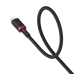 Кабель Type-C/Apple Lightning 2 м Baseus Dura Series 20 Вт чорний з червоним Кабель Type-C/Apple Lightning 2 м Baseus Dura Series 20 Вт чорний з червоним