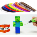 3D ручка 3DPEN-5 Майнкрафт LCD-дисплей пластик трафарети Фіолетовий 3D ручка 3DPEN-5 Майнкрафт LCD-дисплей пластик трафарети Фіолетовий