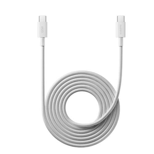 Кабель Type-C/Type-C 2 м Xiaomi Braided 120 Вт 6 А білий