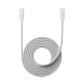 Кабель Type-C/Type-C 2 м Xiaomi Braided 120 Вт 6 А білий Кабель Type-C/Type-C 2 м Xiaomi Braided 120 Вт 6 А білий