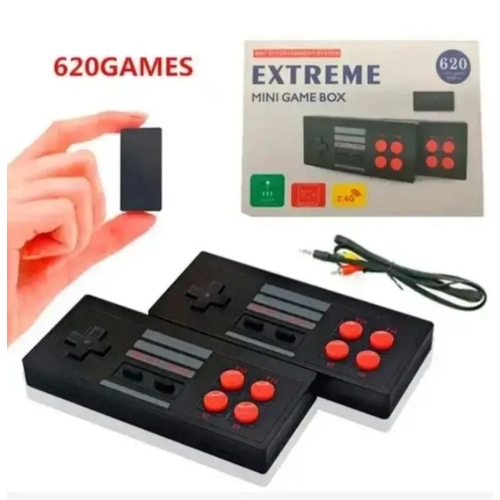 / Ігрова консоль приставка U-Box Extreme mini game box, 620 ігор, з 2 джойстиками, чорний