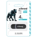 Флеш пам'ять USB 4 GВ Wibrand Panther USB 2.0 чорний Флеш пам'ять USB 4 GВ Wibrand Panther USB 2.0 чорний