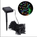 / Світлодіодна гірлянда-нитка чорний дріт 100 LED Magic Lights 11 м сонячна панель мульти