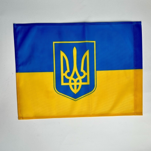 / Прапор України з гербом 96*146 см з плащівки