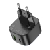 Зарядний блок живлення USB+Type-C HOCO CS32A Rise 20 W 12 V 1.67 A чорний
