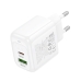 Зарядний блок живлення USB+Type-C HOCO CS55A Surplus 30 W білий Зарядний блок живлення USB+Type-C HOCO CS55A Surplus 30 W білий