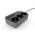 Мережевий фільтр-подовжувач 3 розетки LDNIO SE3631 6хUSB 3.4 А 2 м чорний