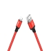 Кабель USB/Apple Lightning 2 м Hoco X14 2 А червоний