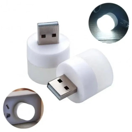 Світильник USB LED Циліндр 3.7 см білий