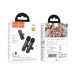 Мікрофон конденсаторний петличний 2 шт HOCO L20A Fair Apple Lightning+Type-C для смартфона Bluetooth чорний Мікрофон конденсаторний петличний 2 шт HOCO L20A Fair Apple Lightning+Type-C для смартфона Bluetooth чорний