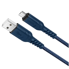 Кабель USB/micro-USB 1 м HOCO X59 2.4 А синій