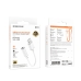 Перехідник USB M/3.5 мм AUX F 15 см BOROFONE BV22 Lemon білий