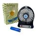 Вентилятор настільний Portable Mini Fan діаметр 10 см чорний Вентилятор настільний Portable Mini Fan діаметр 10 см чорний