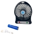 Вентилятор настільний Portable Mini Fan діаметр 10 см чорний Вентилятор настільний Portable Mini Fan діаметр 10 см чорний