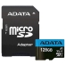 / Карта пам'яті microSDXC A-Data 128 Гб, Premier Class 10 UHS-1, (R-100Mb/s), (AUSDX128GUICL10A1-RA1), з адаптером, чорний / Карта пам'яті microSDXC A-Data 128 Гб, Premier Class 10 UHS-1, (R-100Mb/s), (AUSDX128GUICL10A1-RA1), з адаптером, чорний