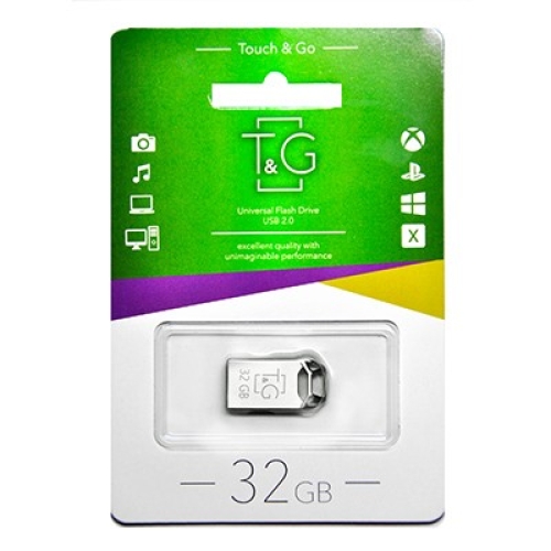 / USB Flash-накопичувач (флешка) T&G 110 Metal series 32 Гб, металевий
