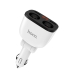 Автомобільний зарядний пристрій 2xUSB HOCO Z28 Power з дисплеєм та прикурювачами 100 W білий Автомобільний зарядний пристрій 2xUSB HOCO Z28 Power з дисплеєм та прикурювачами 100 W білий