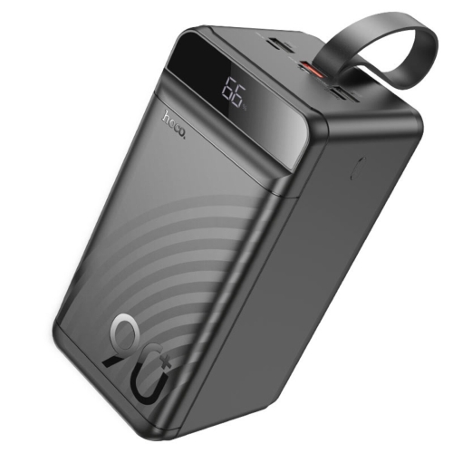 Універсальна мобільна батарея 90000 mAh  Hoco J123D Element 22.5 W повербанк з дисплеєм чорний