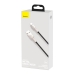 Кабель USB/Type-C 0.25 м Baseus Metal 66 Вт чорний зі сріблястим Кабель USB/Type-C 0.25 м Baseus Metal 66 Вт чорний зі сріблястим