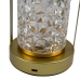 Нічник LED D15 з акумулятором USB 21 х 12 см золотистий