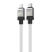 Кабель Type-C/Apple Lightning 2 м Baseus CoolPlay 20 Вт білий Кабель Type-C/Apple Lightning 2 м Baseus CoolPlay 20 Вт білий