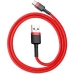 Кабель USB/Type-C 0.5 м Baseus Cafule 3 А червоний