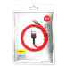 Кабель USB/Type-C 0.5 м Baseus Cafule 3 А червоний