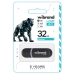 Флеш пам'ять USB 32 GВ Wibrand Panther USB 2.0 чорний Флеш пам'ять USB 32 GВ Wibrand Panther USB 2.0 чорний