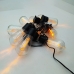 / Гірлянда-нитка чорний дріт 10 LED Magic Lights 4 м теплий білий / Гірлянда-нитка чорний дріт 10 LED Magic Lights 4 м теплий білий