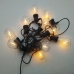 / Світлодіодна гірлянда-нитка чорний дріт 10 LED Magic Lights 5 м теплий білий / Світлодіодна гірлянда-нитка чорний дріт 10 LED Magic Lights 5 м теплий білий