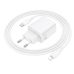 Зарядний пристрій з кабелем USB+Tурe-C/Apple Lightning 1 м BOROFONE ВN29 30 W 2.5 А 12 V білий Зарядний пристрій з кабелем USB+Tурe-C/Apple Lightning 1 м BOROFONE ВN29 30 W 2.5 А 12 V білий