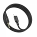 Аудiокабель Apple Lightning/3.5 мм AUX 1 м BOROFONE BL18 чорний