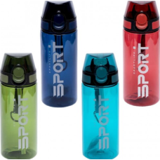 Пляшка для води пластик DB-1321 500ML new