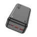Універсальна мобільна батарея 30000 mAh Hoco J101B Astute 22.5 W повербанк чорний Універсальна мобільна батарея 30000 mAh Hoco J101B Astute 22.5 W повербанк чорний