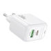 Зарядний блок живлення USB+Type-C BOROFONE BAS44A Potential 20 W 12 V 1.67 A білий Зарядний блок живлення USB+Type-C BOROFONE BAS44A Potential 20 W 12 V 1.67 A білий