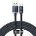 Кабель USB/Type-C 2 м Baseus Crystal Shine 100 Вт чорний Кабель USB/Type-C 2 м Baseus Crystal Shine 100 Вт чорний
